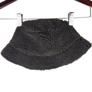 Athleta Sherpa Bucket Hat Truffle Brown M/L Cozy Soft Winter Warm
